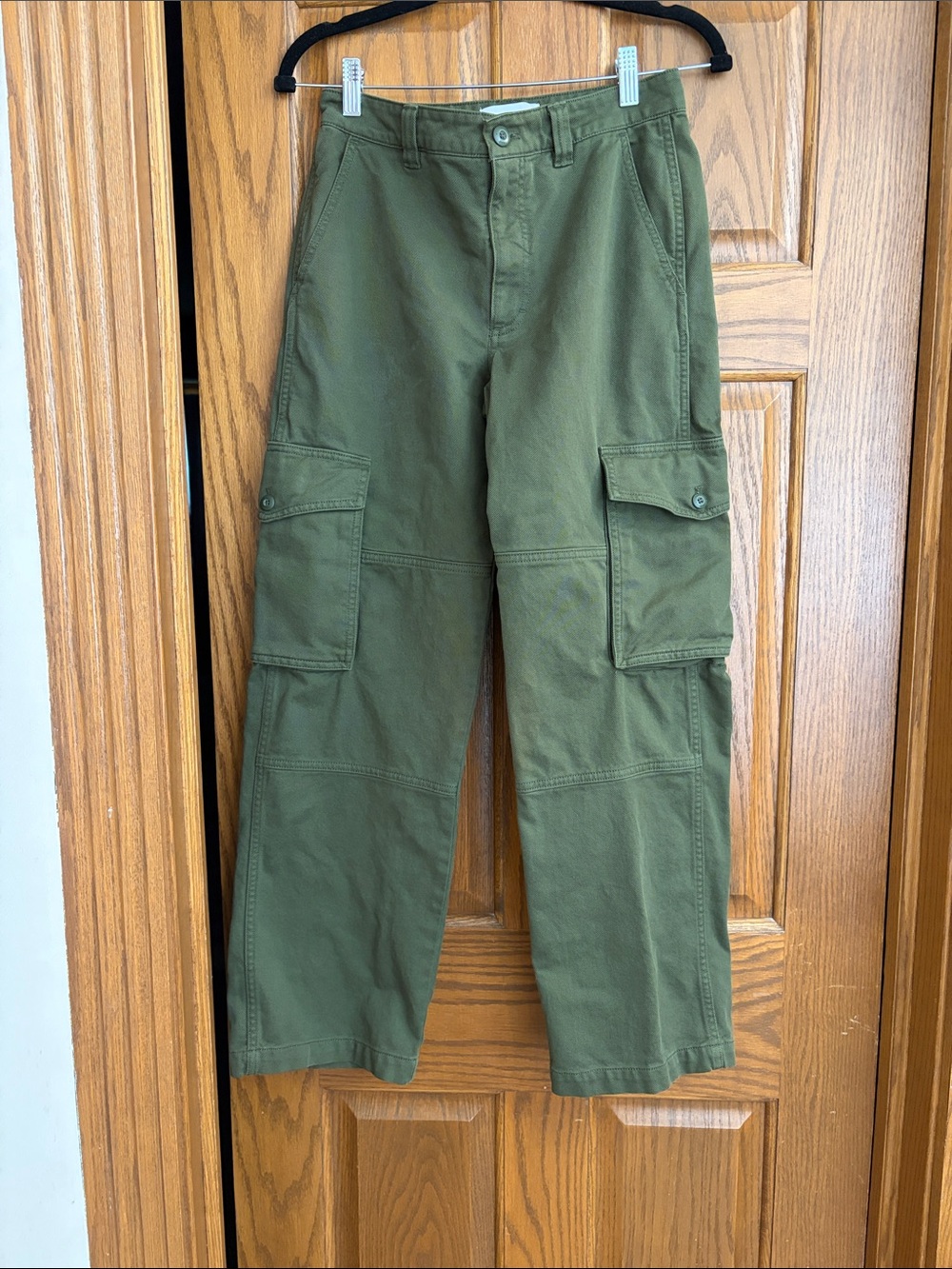 TNA Women’s Olive Green Cargo Pants Size 4 Gorpcore Streetwear Grunge